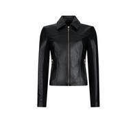 LIU JO zip-up leather jacket - Black 38-40-42-44-46-48