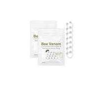 LIU JUN Bee Venom Lymphatic Drainage Nose Ring, Bee Venom Slimming Nose Ring, Bee Venom Nasal Oil Ring, Can Speed Up Basal Metabolic Rate and Bee Vitality, Plastic, no gemstone