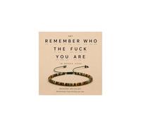 LIU JUN 'Best es Forever' Morse Code Motivational Bracelet For Women, Adjustable BFF Natural Tiger Eye Turquoise Beaded Bracelets With Hidden Message Inspirational Friendship Jewelry Gift, Large