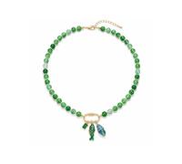 LIU JUN Colorful Beaded Necklace for Women, Chunky Boho Fish Starfish Conch Pendant Acrylic Bead Necklaces Cute Y2K Summer Beach Jewelry Gifts, L, Acrylic, No Gemstone