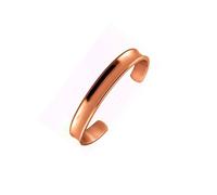 LIU JUN Copper Bracelet For Women, Pure Copper Tensor Ring Bracelet Solid Band Concave Surface Handmade Health Cuff Bangle Adjustable Gifts Jewelry, Medium, Copper, no gemstone