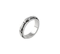 LIU JUN Fish Spinner Ring For Women, Personalized Vintage Sea Anima Rotatable Anxiety Meditation Rings Inspirational Spiritual Gift Jewelry, Copper, No Gemstone
