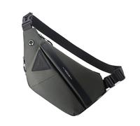 LIUANDS Fashion Crossbody Bag Belt Bag Large Capacity Bag for Men Travel Chest Bag Splashproof Over The Shoulder Bags, Green, Right shoulder