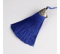 LIUBI 10pcs 8cm Colorful Silk Tassel Fringe Decorative Tassel Pendant Earrings Charms for DIY Jewelry Making Accessories