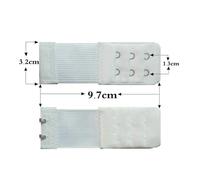 LIUBI Bra Strap Extender for Women's Elastic Clip Expander Adjustable Intimates Accessories 1/10pcs