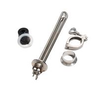 LIUCH 1.5 Inches 50.5mm Tri Clamp Tubular Heating Element 220V .5KW/2.5KW/3.5KW/5.5KW Brew Resistance Heater(220V 1.5KW 200mmL)