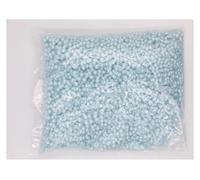 LIUCH 1.5mm~14mm All Size 24 Colors Pure White Flat Back ABS Round Half Pearl Beads, Imitation Plastic Half Pearl Beads(Light Sapphire,1.5mm 10000pcs)