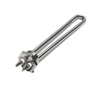 LIUCH 12V 24V Solar Resistance U Type Element DN25/1 Inch 32mm BSP Threaded Electrical Tubular Heater 300W 600W(36V 600W 200mmL)
