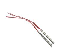 LIUCH 12x250 12 * 250mm 500W 600W 950W AC 110V 220V 380V Stainless Steel Cylinder Tube Mold Heating Element Single End Cartridge Heater(1Pc 500W-220V)