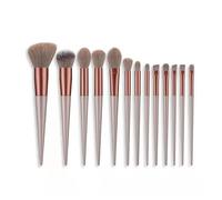 LIUCH 13Pcs Soft Fluffy Makeup Tools Brushes Set for Cosmetics Foundation Blush Powder Eyeshadow Kabuki Blending Makeup Brush Beauty(Brown)