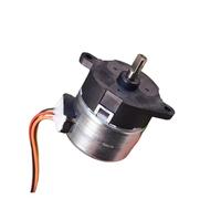 LIUCH 1PC DC12V/ DC 24V 35BY412L 35mm Diameter Round Stepper Motor 4-Phase 5-Wire PM35 Planetary Gearbox Gear Stepping Engine D-shaft(Model A)
