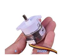 LIUCH 1PC DC12V/ DC 24V 35BY412L 35mm Diameter Round Stepper Motor 4-Phase 5-Wire PM35 Planetary Gearbox Gear Stepping Engine D-shaft(Model B)