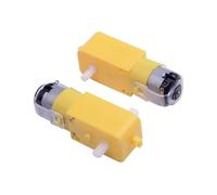 LIUCH 1pcs DC 3v-6v Plastic TT Motor Smart Car Robot Gear Motor 1:48 For Diy Smart Car Chassis Geared Motor Wheel(Single axis)