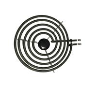 LIUCH 2100W 230V 8" 5 Turns Heating Element for Surface Burner - 5 Coils Pancake Coil Shape Heater Tube with Tripod Back Size Flat(5coil-Sheet)