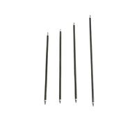 LIUCH 220V Air Spare Resistance Flexible Heater Element Electrical Oven Straight Tubular Heating 6.6mm 300-500mm 2PCS(220V 350W 320mmL)