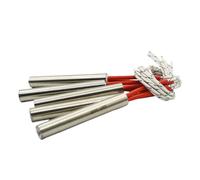 LIUCH 220V Electric Cartridge Heater Tubular 14mm/16mm Tube Dia. 100/150/200mm Length Heating Element 5pcs(14x100mm 220V 250W)