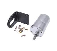 LIUCH 24V 12V DC Motor With Mounting Bracket High Torque GB37RG Eccentric Shaft Gear Motor+motor Holder(20RPM_24V WITH BRACKET)