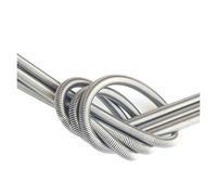 LIUCH 2pcs Furnace Heating Element Coil Heater Wire 220V Flexible Spring Tube Iron Chromium Aluminum Cable 300-1000W(1200W 474mmL)
