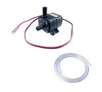 LIUCH 4.8W 5.8W 240L/H Silent Fish Tank Pump DC 12V 24V Solar Brushless Motor Pool Circulating Submersible Pump Water Pump(24V 4.8W,UK_Pump and 1M Pipe)