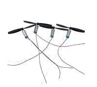 LIUCH 4pcs 716 7mm*16mm 2CW+2CCW Coreless Motor Propeller DC 3V 3.7V 55000RPM Utral-High Speed RC Drone Quadcopter Engine
