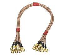 LIUCH 5-10Pcs RG316 SMA Male Plug To SMA Male Plug Connector RF Pigtail Coax Jumper Cable 4inch~10FT(10Pcs,20inch (50CM))