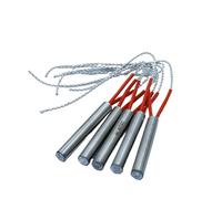 LIUCH 5pcs 16mm Dia. Stainless Steel Tube Cartridge Heater 16x100mm 16x120mm 16x140mm 110V/220V/380V Heating Element(16x140mm 110V700W)