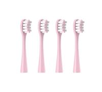 LIUCH 6CS Toothbrushes Head for Y1S/Y4/U1/U2/U3/P1/P4 Soft Sonic Electric Toothbrush Clean Nozzles(4AngularPink)