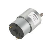 LIUCH 6V/12V/24V DC Gear Motor 7RPM To 960RPM High Torque Gear Box JGB37-520 Reversible Electric Reduction Geared Motor(45,6V)
