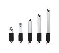 LIUCH 6V 12V 24V DC Micro New Linear DC Motor 10mm 17.5mm 21mm 25mm Stroke Customized 188N Force(6V 150MM S 6.4N,10mm stroke)