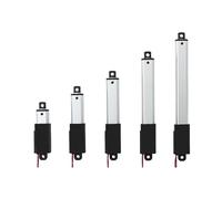 LIUCH 6V 12V 24V DC Micro new linear DC motor 30/50/75mm 100mm 150mm stroke customized 188N force(24V 5MM S 188N,30mm stroke)