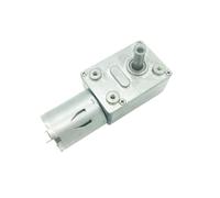 LIUCH 6V 24V Worm Gear Motor 12V Reducer 3-210RPM DC High Torque Electric Motor Metal Gear Reverse Self Lock For Automation Equipment(Package D,18RPM_12V)