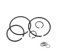 LIUCH 70 Manganese Steel GB895.2 Round Wire Snap Rings For Shaft M4 M5 M6 M7 M8 M10 M12 M14 M16-M140 Retainer Circlips(M45-(10pcs))