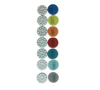 LIUCH 8Pcs 1"/25mm Grit 50-3000 Mini Diamond Wet Polishing Pad