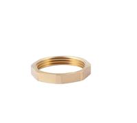 LIUCH Brass Adapter Fitting Pipe Hex Nipple Fitting Quick Coupler Adapter 1/8 1/4 3/8 1/2 3/4 1 BSP Reducing Hexagon Bush Bushing(Brass Nut-10pcs,A 1L8_B 1L8)