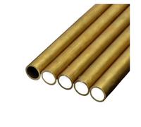 LIUCH Brass Capillary Round Tube Pipe 2mm 3mm 4mm 5mm 6mm 7mm 8mm 9mm 10mm 11mm 12mm 13mm 14mm 15mm 16mm 17mm 18mm 19mm 20mm(Length 100mm,9x0.5mm 1pc)