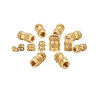LIUCH Brass Heat Set Insert Nuts UNC 1/4-20