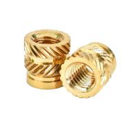 LIUCH Brass Insert Nut M2-M8 Double Knurl Threaded Hot Melt