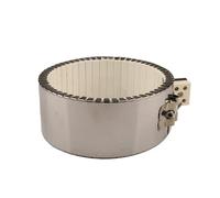 LIUCH Ceramic Band Heater Element 800W/900W/1200W/1600W/2000W 220V Stainless Steel Heating Element Max Temperature 800 Celsius Degree(70x90mm900W)