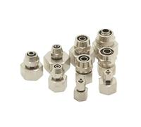 LIUCH Coper 1/8" 1/4" 3/8" 1/2" BSP Female Pneumatic Fittings Push in Quick Connector Release Air Fitting OD 4 6 8 10 12 16MM(6MM,3/8")