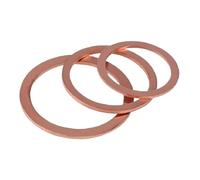 LIUCH Copper Flat Gasket Ring Sump Plug Oil Seal Washer Fastener M5 M6 M8 M10 M12 M14 M16 M18 M20 M22 M24 M26-M48(M6x10x1mm-50pcs)