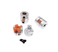 LIUCH D20L25 Jaw Flexible Motor Coupling Aluminium CNC Spider Flexible Jaw Coupler 5x8mm 3mm 4mm 5mm 6mm 6.35mm 7mm 10mm(6.35x10)