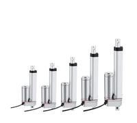 LIUCH DC 12V 750N Linear 50mm 100mm 150mm 200mm 250mm 300mm Stroke Linear Drive Electric Motor Linear Motor 10mm/s Speed(750N 300mm Stroke12V)