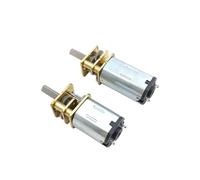 LIUCH DC 3V/6V/12V N20 N30 Mini Metal Gear Motor Straight Output Shaft 15-1000RPM Slow Speed High Torque WormAll Metal Gearbox Motor(N20,150RPM_3V)