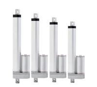 LIUCH Electric Linear 25/50/75/100/150/200/250/300/350/400/450mm Stroke Linear Motor DC 12V/24V Thrust 60N-900N(12V 300MM STROKE_150MM PER SECOND 60N)