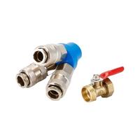 LIUCH EU Compressed Coupling Air Compressor Accessories 1/4''Quick Couplers Hose Gas Distributor Manifold Pneumatic Connector Release(EU-SMY w Ball)