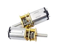 LIUCH GA12-N20 DC 3V 6V 12V Micro Metal Gear Motor Gear Wheel Gear Motor 30RPM 50RPM 60RPM 100RPM 150RPM 200RPM 300RPM 600RPM 1000RPM(60RPM_12V)