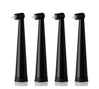 LIUCH Interdental Brush Heads Replacement Toothbrush Heads for FW-507 FW-508 FW-917 FW-959 D7 D8 Sonic Electric Toothbrush(4PCS Black)