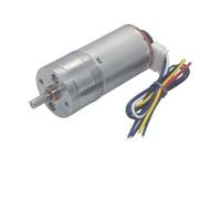 LIUCH JGA25-370 DC Deceleration Motor With Encoder Speed Measuring Code Disc Strong Moment 6V 12V 24V(26,12V)
