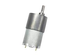 LIUCH JGB37-3530 12/24v DC Gear Motor 37mm All Metal Gear Box 7RPM-1600 Rpm Gearmotor Motop High Torque Eccentric Shaft Geared Motor(111 RPM,DC 24V)
