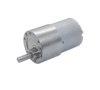 LIUCH JGB37-3530 DC 12v 24v Gear Reducer Motor Small Speed Regulating Motor Slow Speed Low Speed Large Torque 7-960RPM(7RPM,24V)
